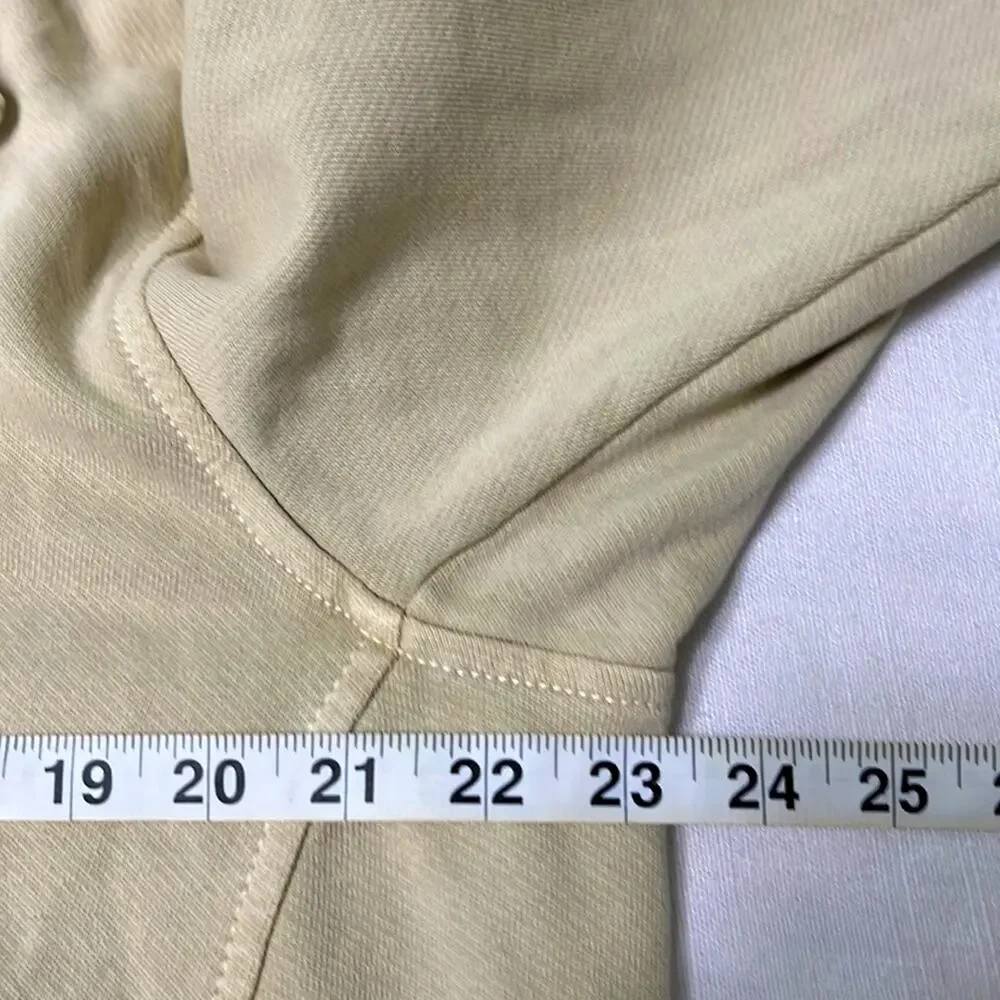 Free People We the Free Rebel Rebel Knit Moto Jacket in Vanilla Crème Size S - Picture 4 of 8